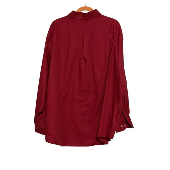 Roundtree & Yorke 3X Red Dress Shirt - Picture 6 of 9